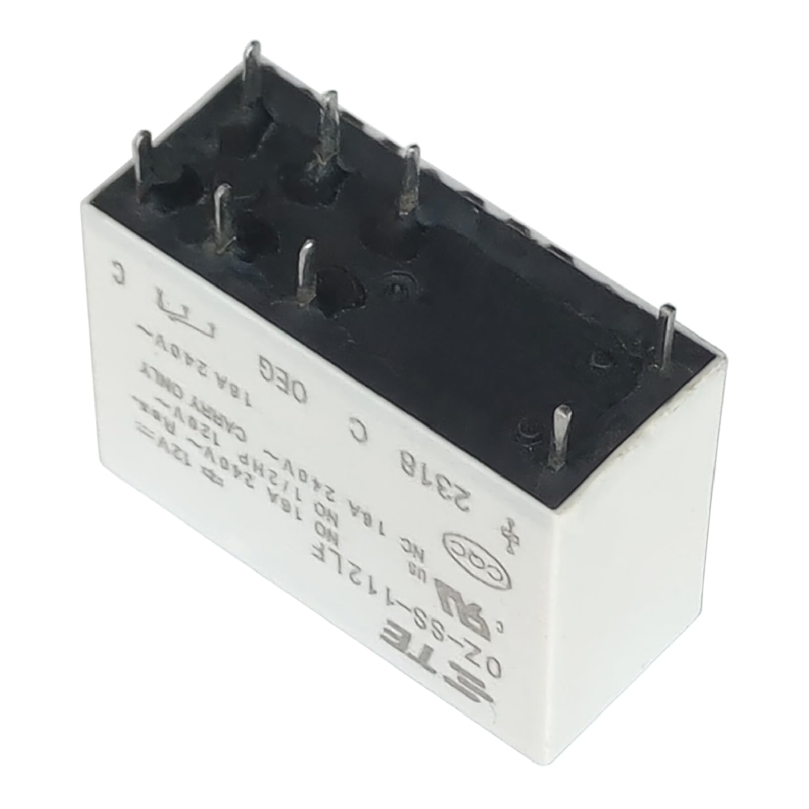 2Pcs OZ-SS-112LF 16A 12VDC General Purpose Multi-Function Relay 8Pins